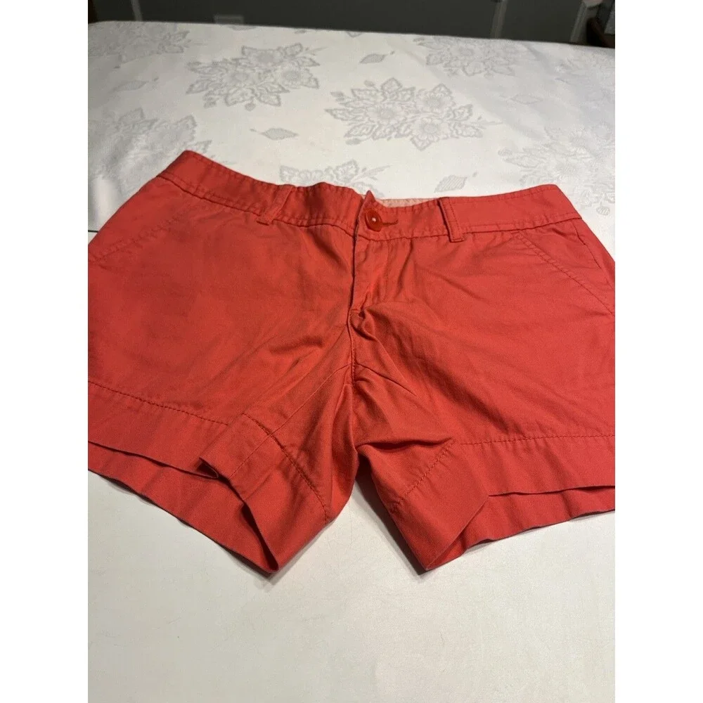 Lilly Pulitzer Pink Chinos Callahan Short Nautical Beach Preppy Casual Size 2